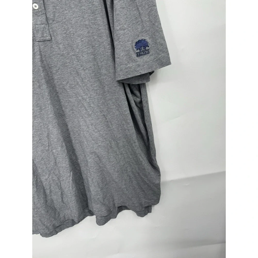 Polo Golf Ralph Lauren Stretch Lisle Grey Polo Shirt Men XXL Athletic Athleisure